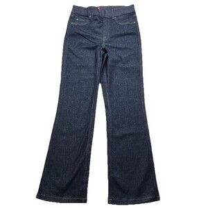 Spanx Jeans Womens M Tall High Rise Kick Flared Tummy Shaping Pull On *30x30*